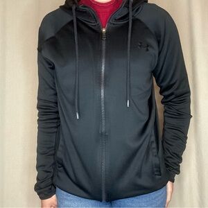 Black Under Armor Zip-Up Hoodie